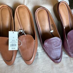 2Pair Universal Threads mules/slides sz 11